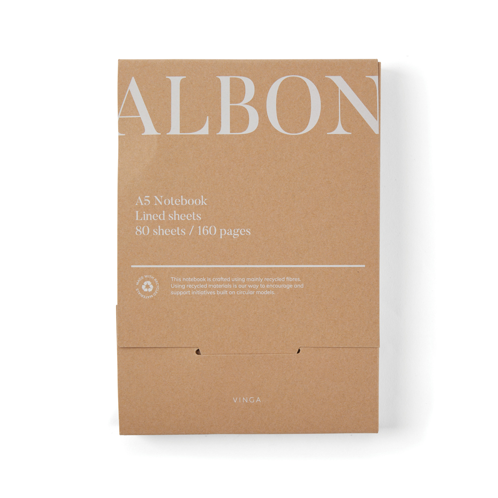 Cuaderno fieltro reciclado VINGA Albon GRS