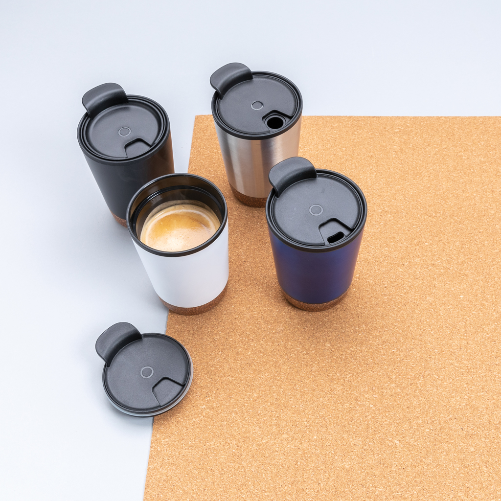 Taza de café de corcho y acero inoxidable GRS RPP