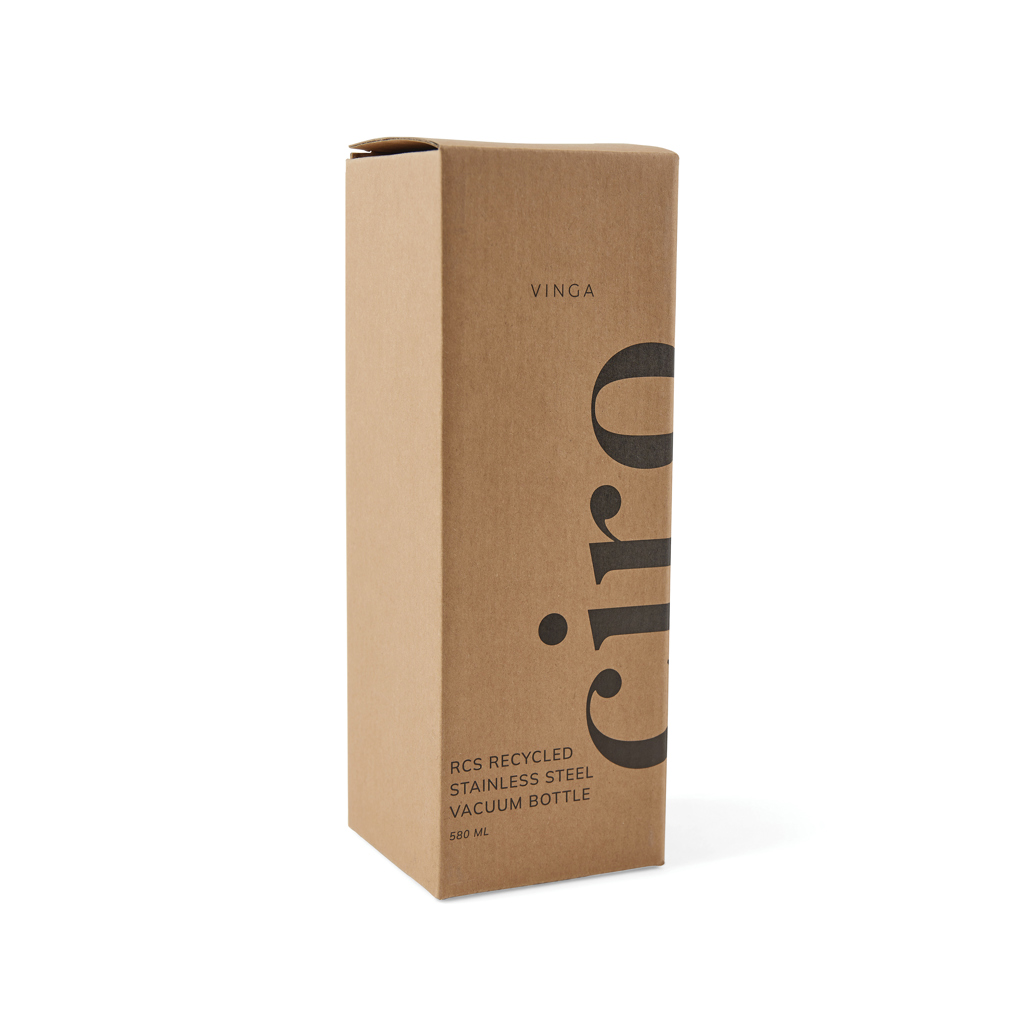 Botella vacio VINGA Ciro RCS reciclada 580 ml