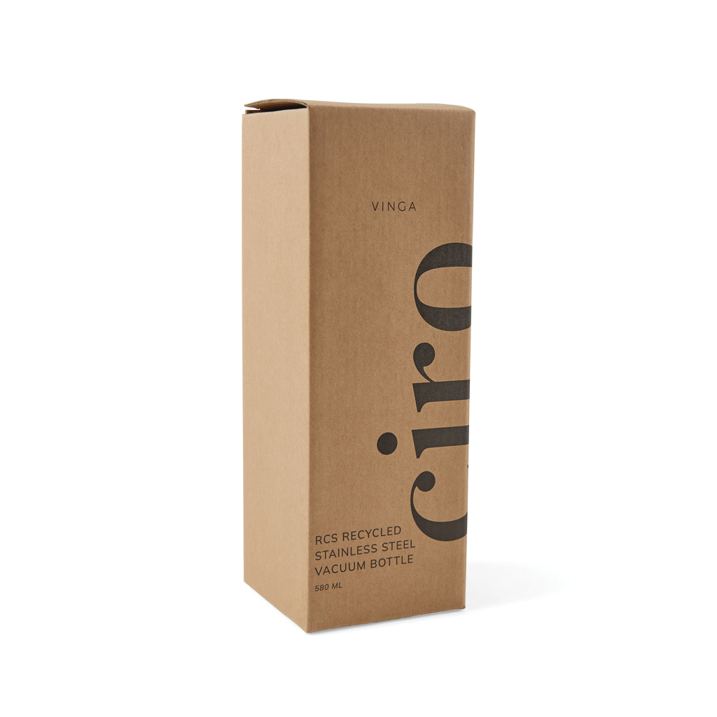 Botella vacio VINGA Ciro RCS reciclada 580 ml