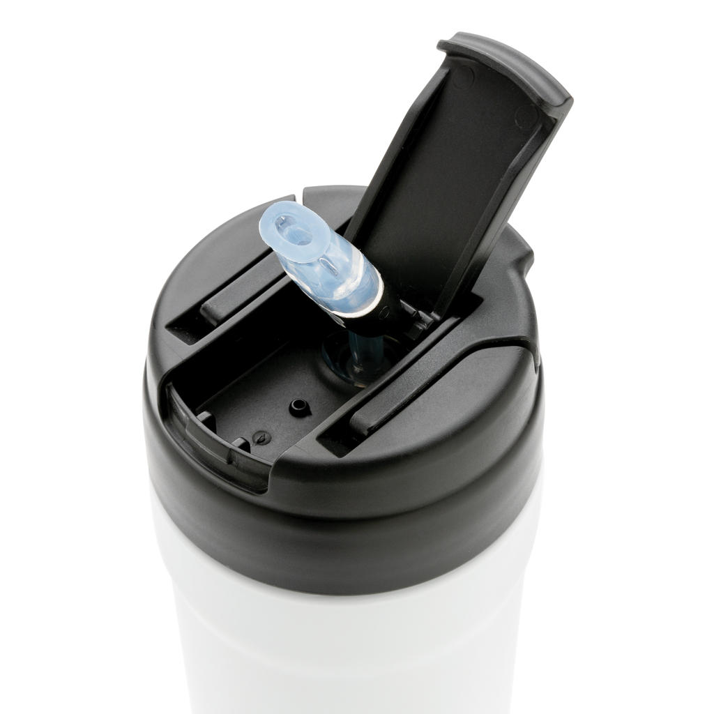 Botella RCS acero inoxidable reciclado tapa fría y caliente