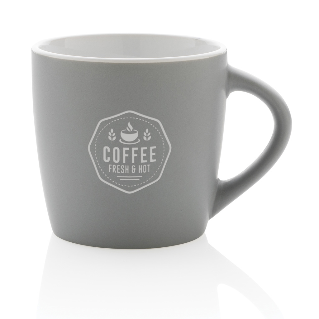 Taza de cerámica con interior de color 300ml