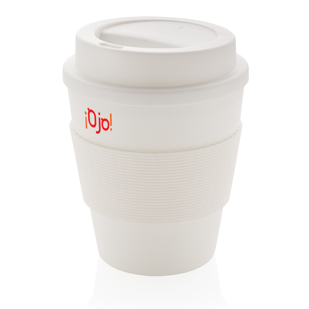Taza de café reutilizable con tapa de rosca 350ml