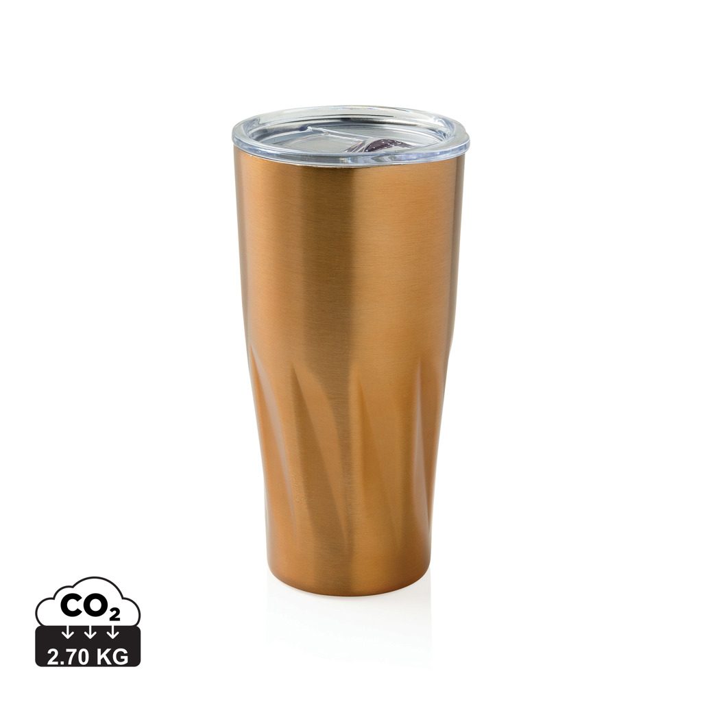 Taza al vacío con capa de cobre