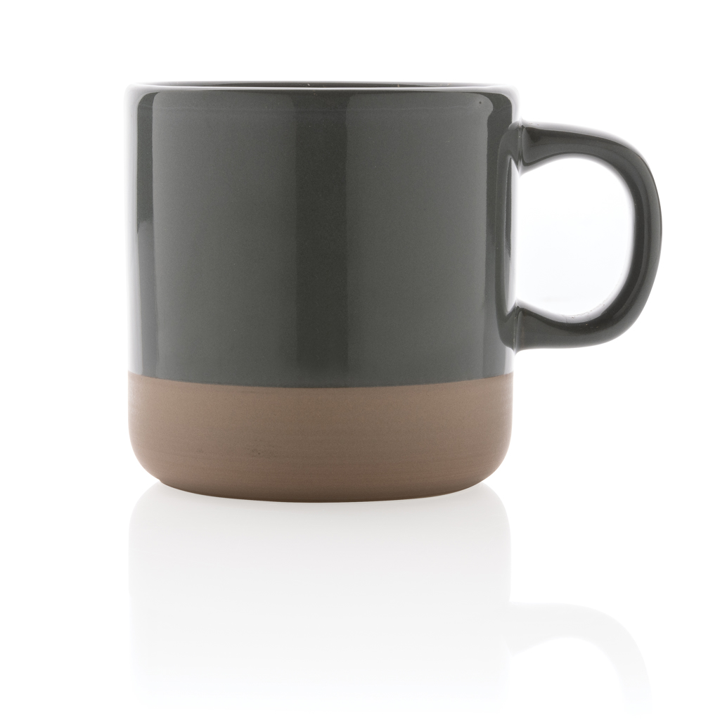 Taza de cerámica esmaltada 360ml.