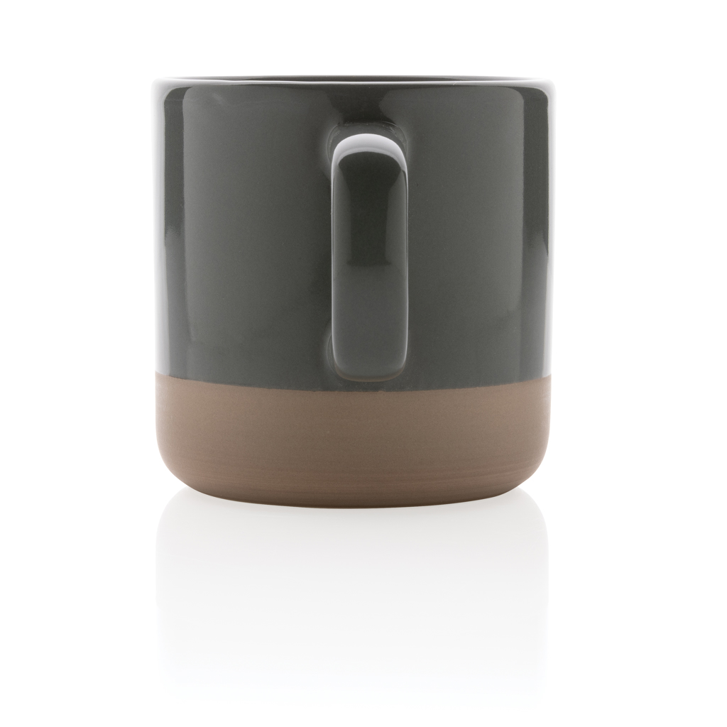 Taza de cerámica esmaltada 360ml.