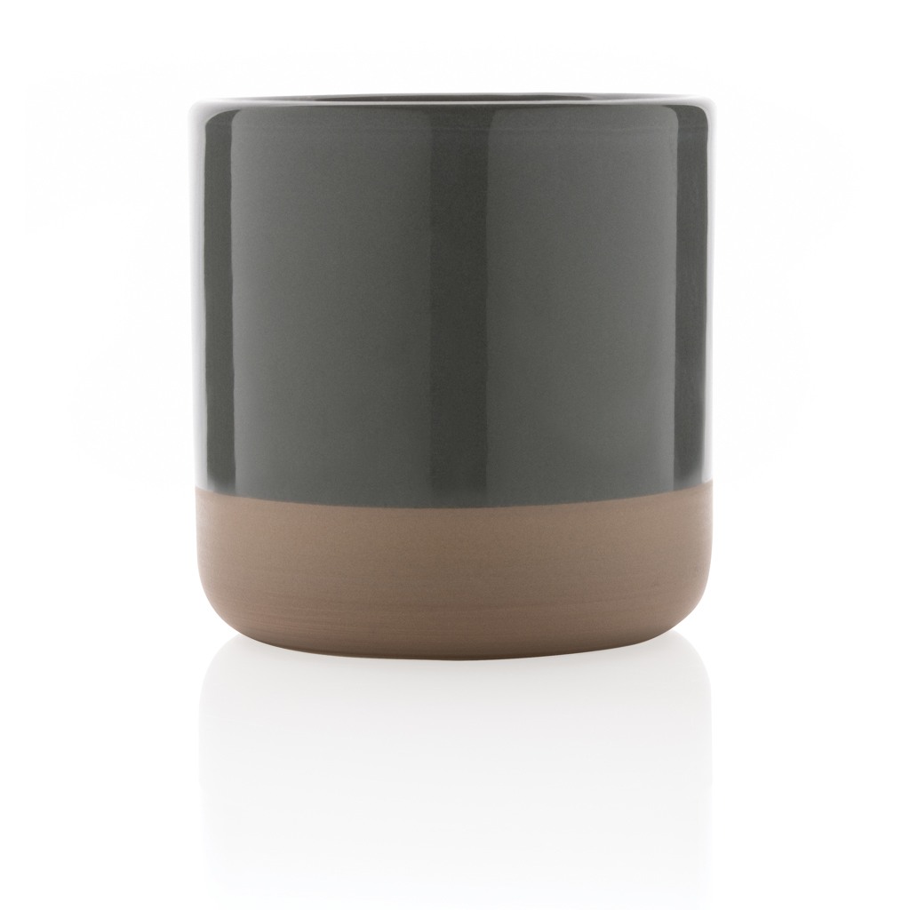 Taza de cerámica esmaltada 360ml.