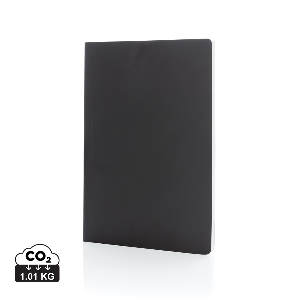 Libreta de papel de piedra de tapa blanda Impact A5