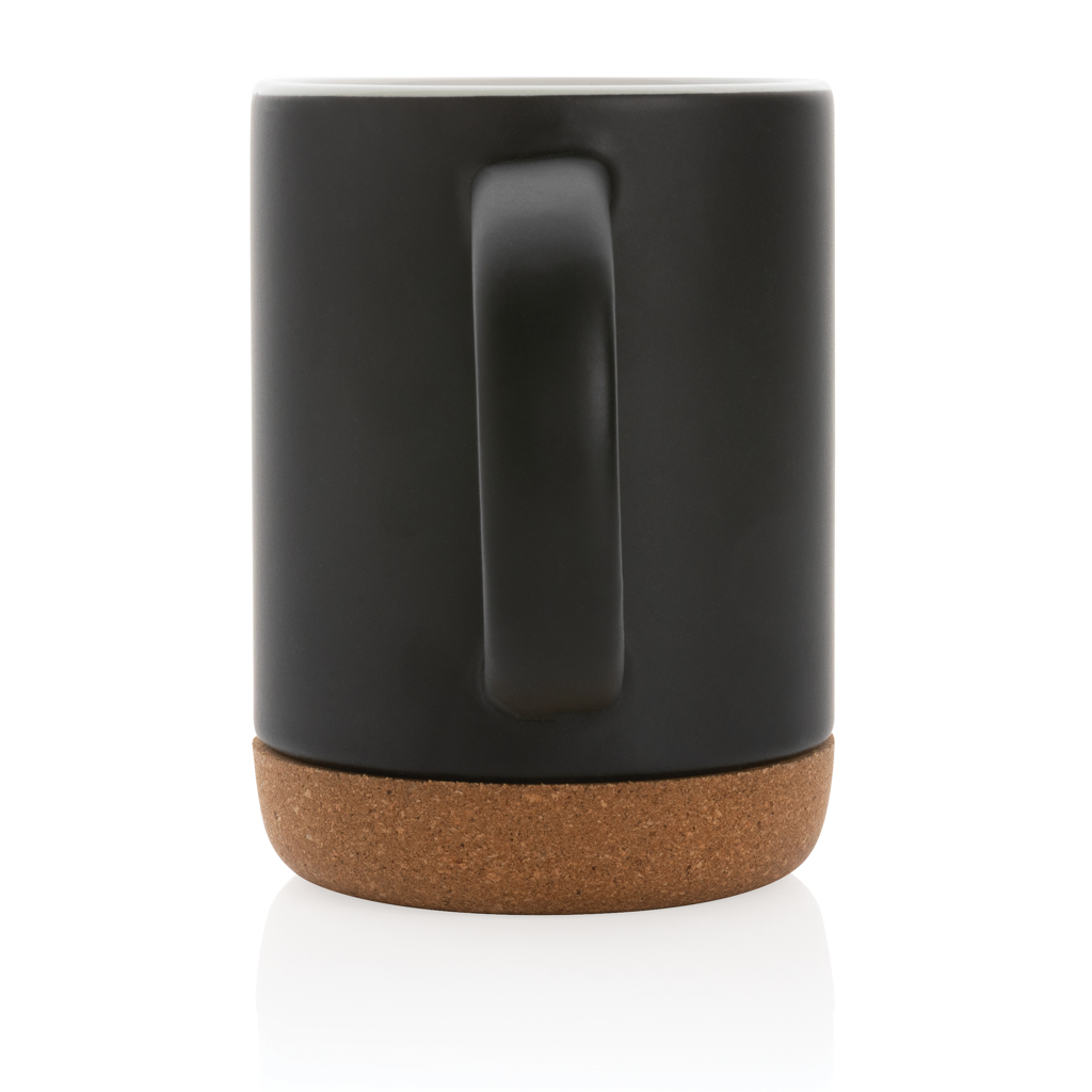 Taza de cerámica con base de corcho 280ml.