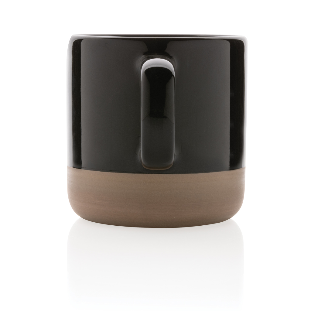Taza de cerámica esmaltada 360ml.