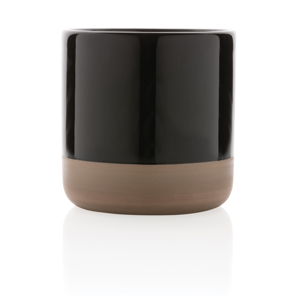 Taza de cerámica esmaltada 360ml.