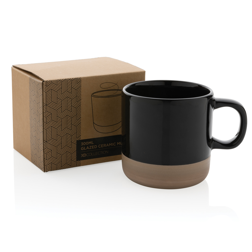 Taza de cerámica esmaltada 360ml.