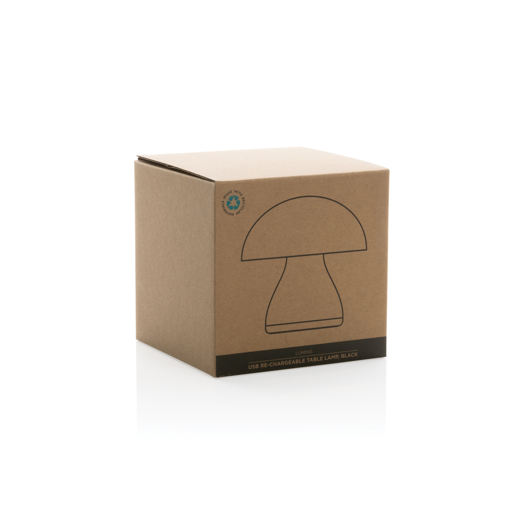 Lámpara mesa Luming recargable USB reciclado RCS