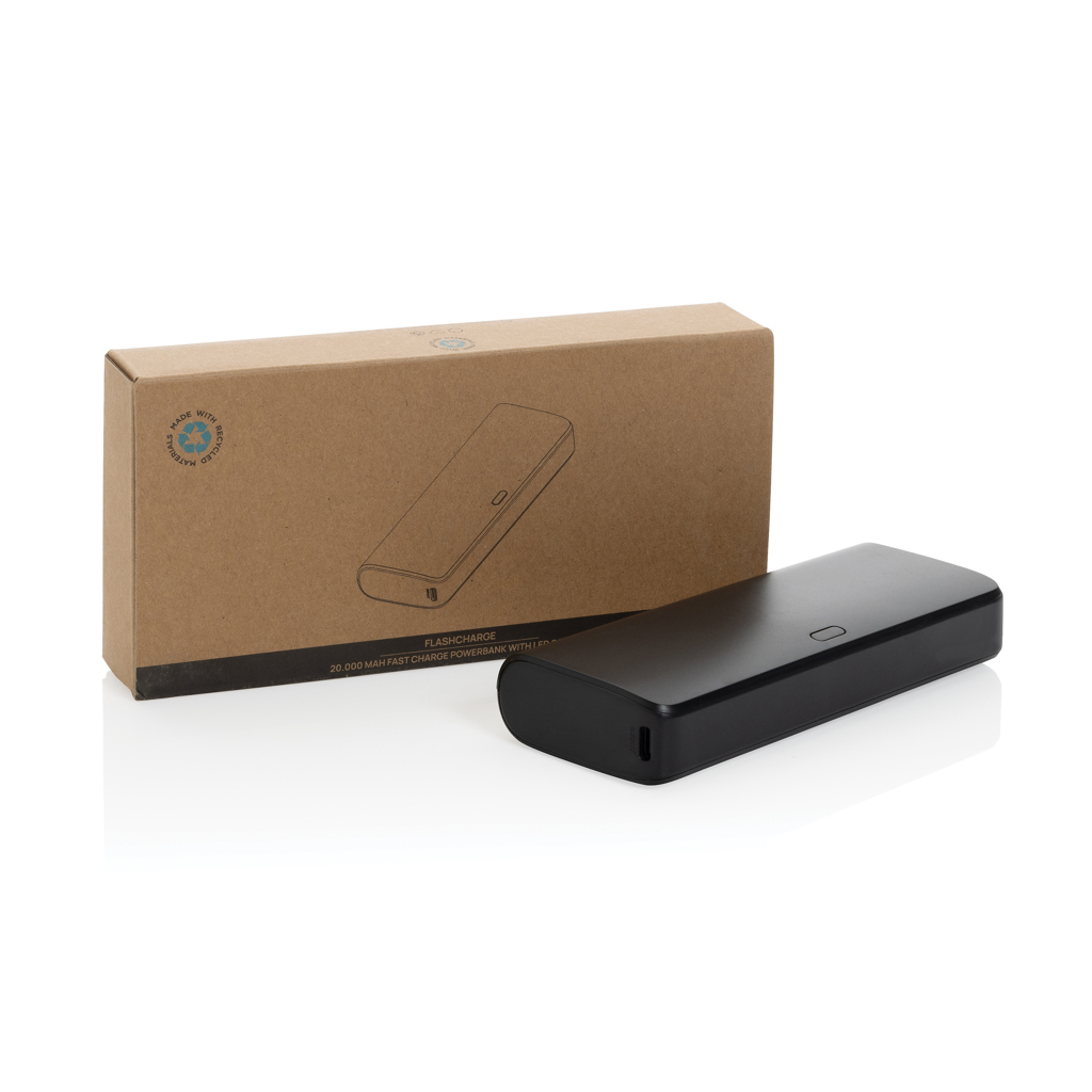 Powerbank FlashCharge RCS rplastic 20000 mah de carga rápida