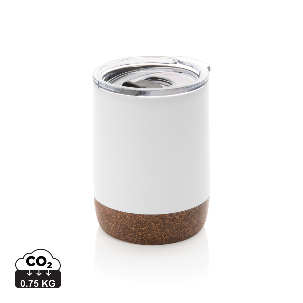 Taza de café al vacío pequeña de corcho RCS Re-steel