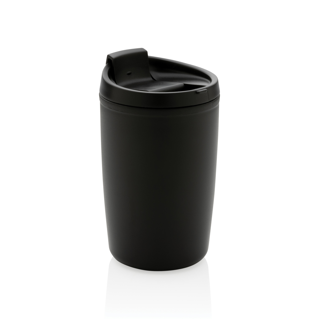Taza de PP reciclado GRS con tapa de seguridad