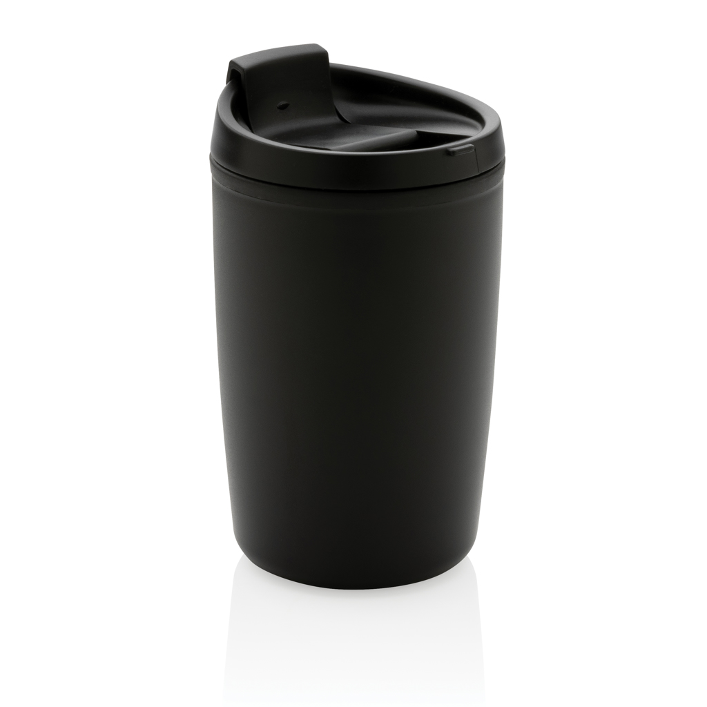 Taza de PP reciclado GRS con tapa de seguridad