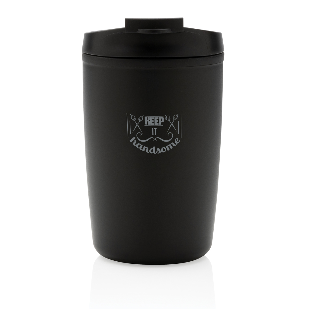 Taza de PP reciclado GRS con tapa de seguridad