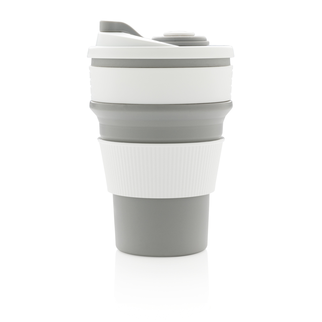 Taza plegable de silicona