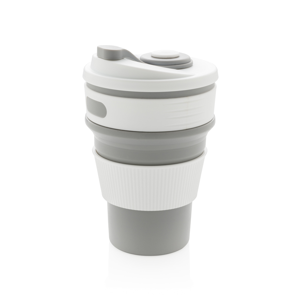 Taza plegable de silicona