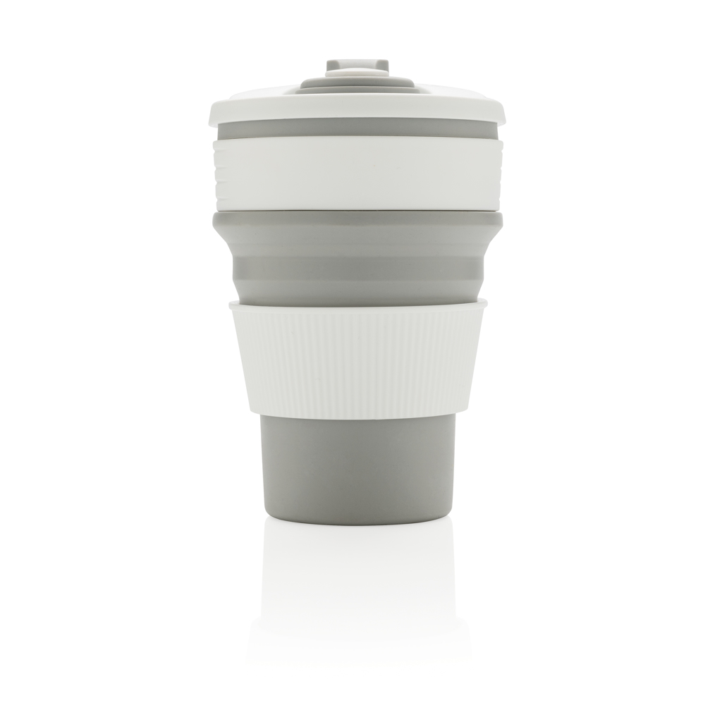 Taza plegable de silicona