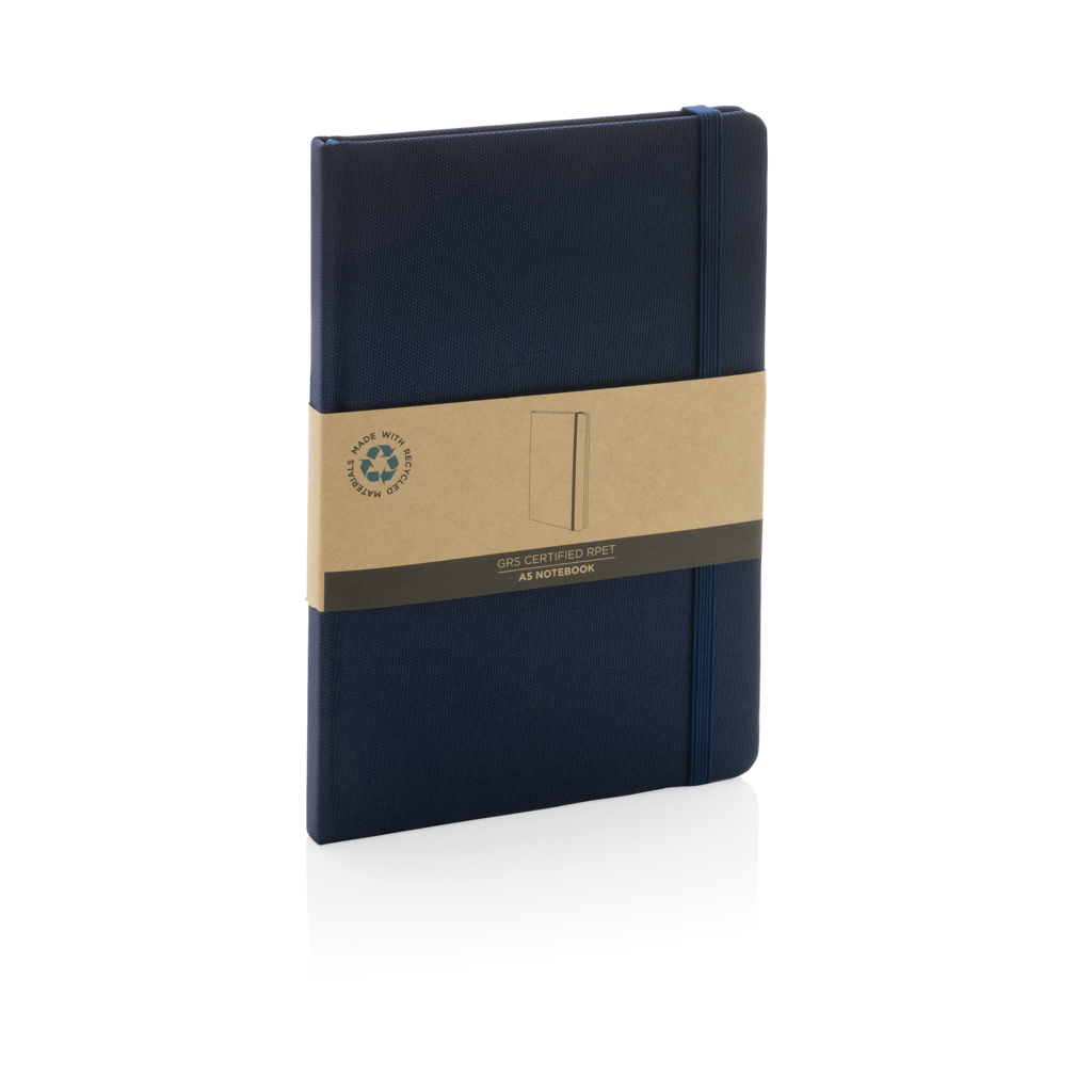 Libreta A5 RPET con certificación GRS