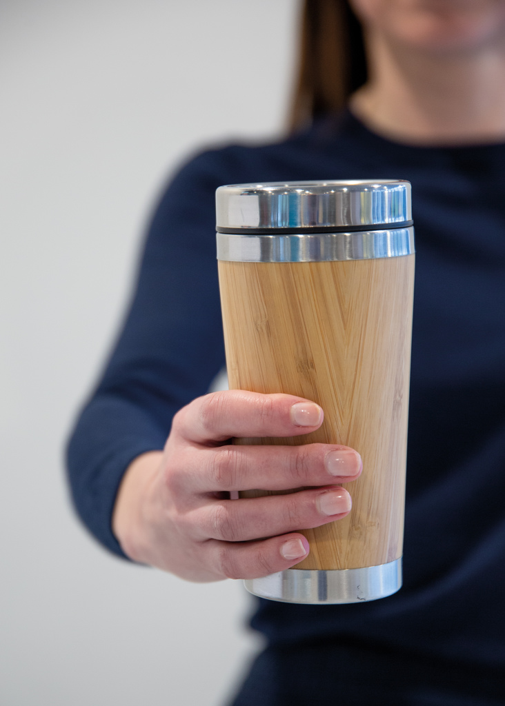 Taza de bambú