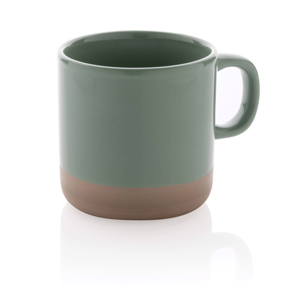 Taza de cerámica esmaltada 360ml.