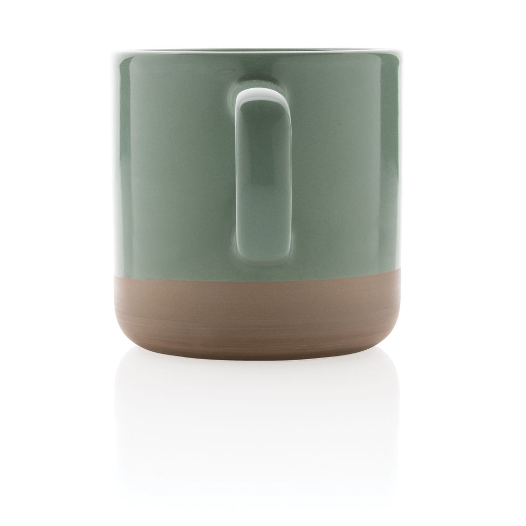 Taza de cerámica esmaltada 360ml.