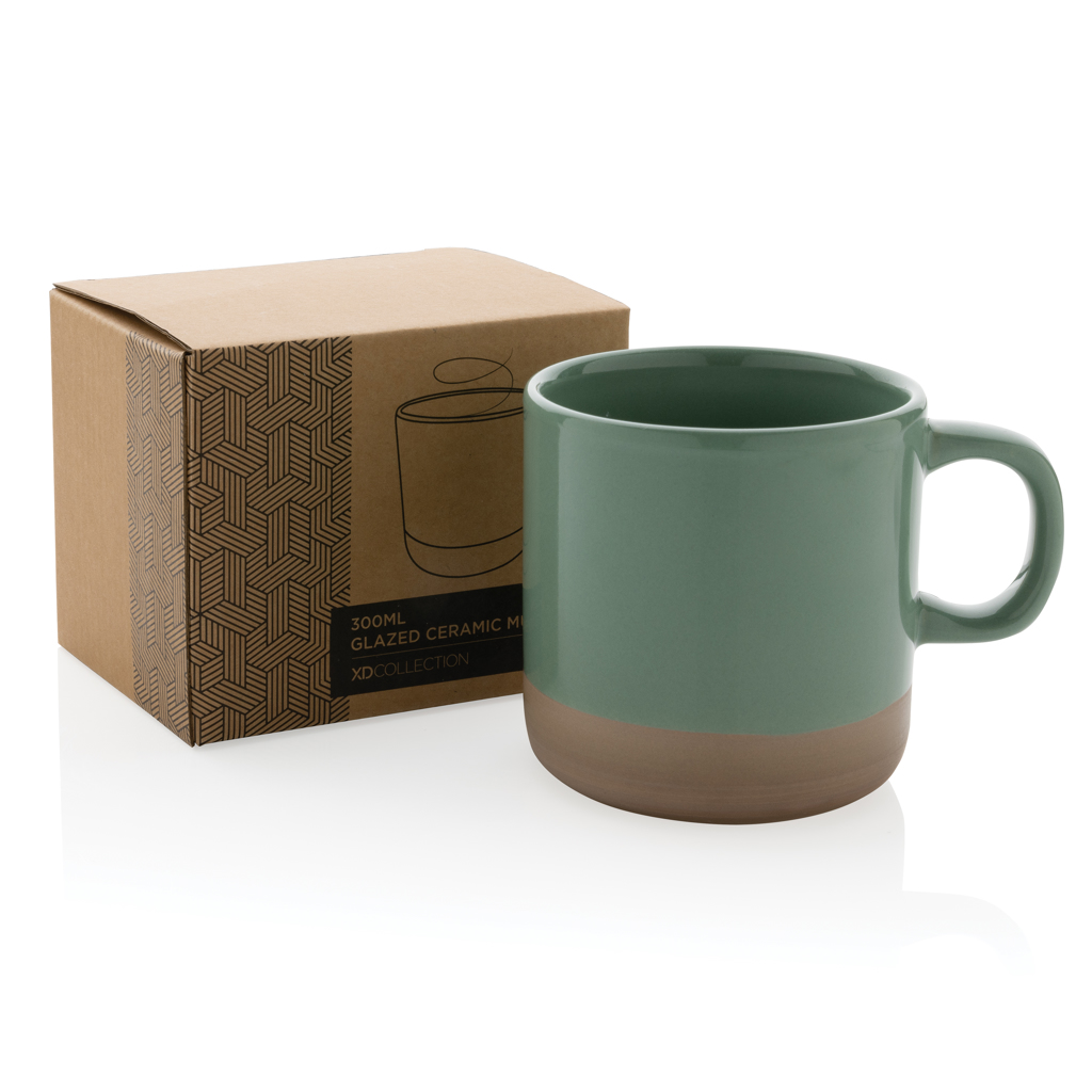 Taza de cerámica esmaltada 360ml.