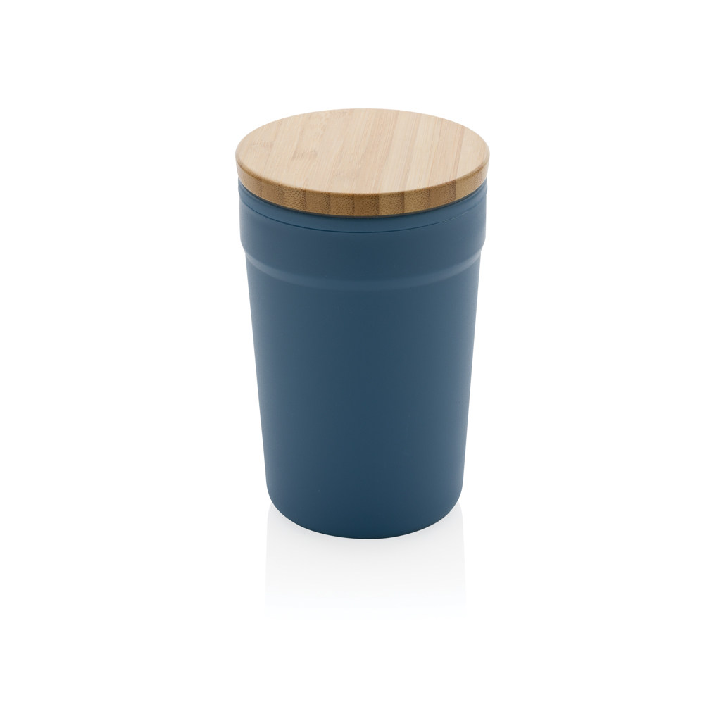 Taza GRS RPP con tapa de bambú