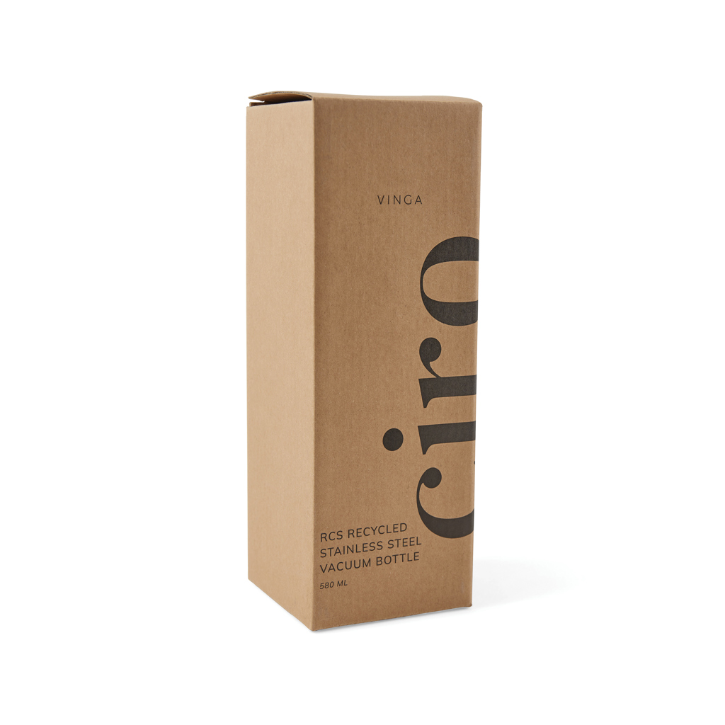 Botella vacio VINGA Ciro RCS reciclada 580 ml