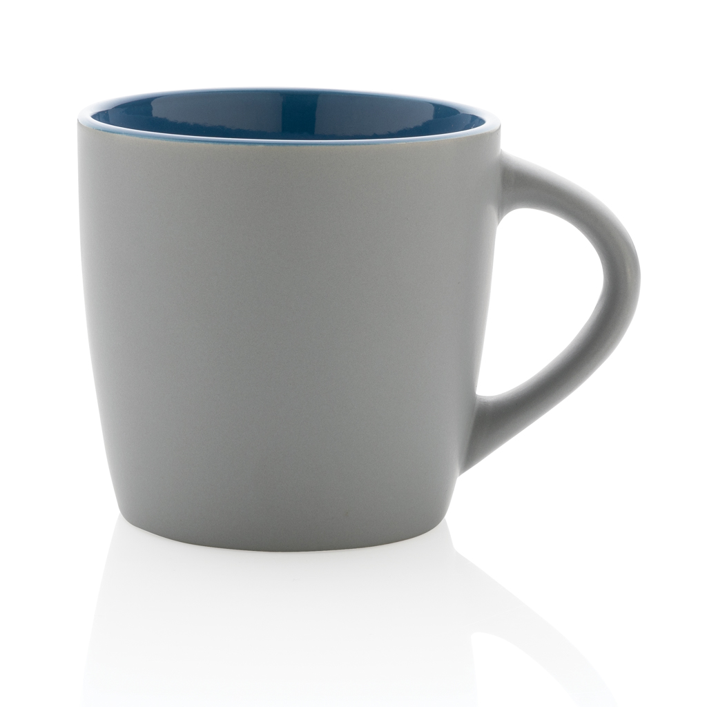 Taza de cerámica con interior de color 300ml
