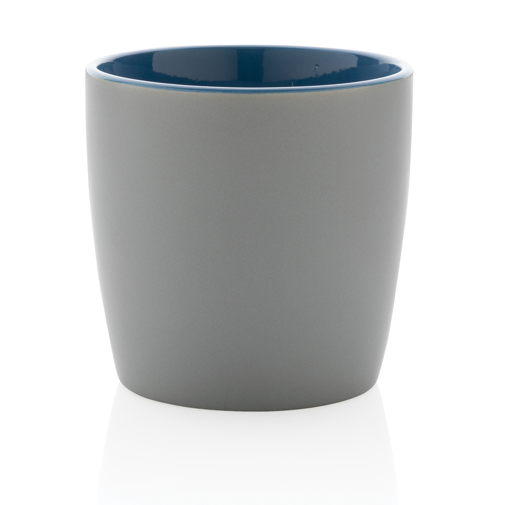 Taza de cerámica con interior de color 300ml