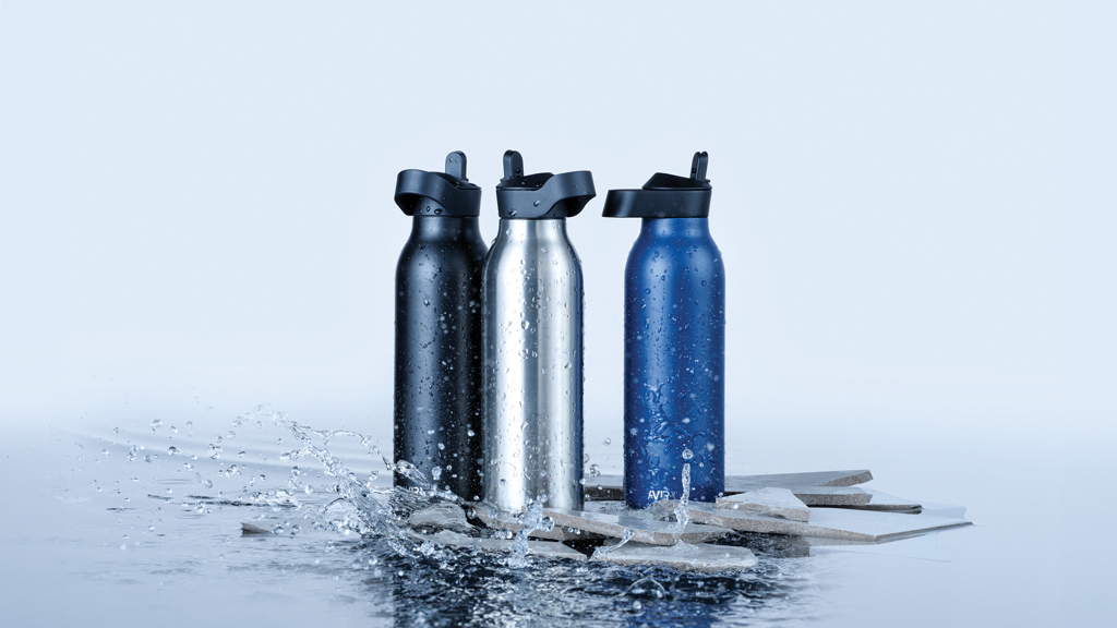 Botella de agua Avira Ara RCS con tapa de acero 500ML