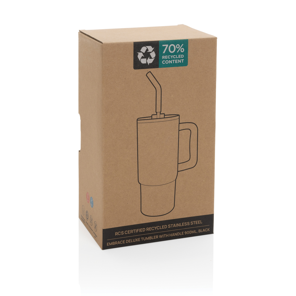 Vaso Embrace deluxe RCS acero inoxidable reciclado de 900ml.