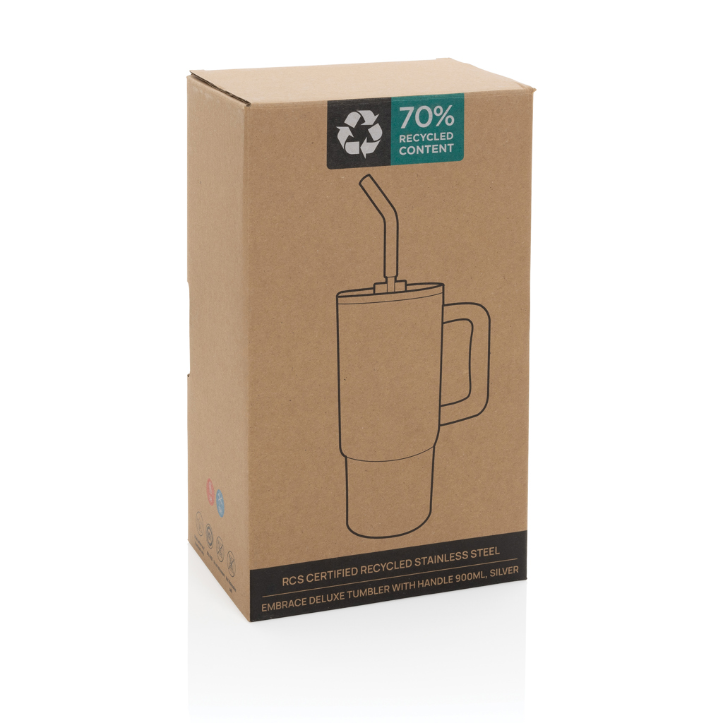 Vaso Embrace deluxe RCS acero inoxidable reciclado de 900ml.