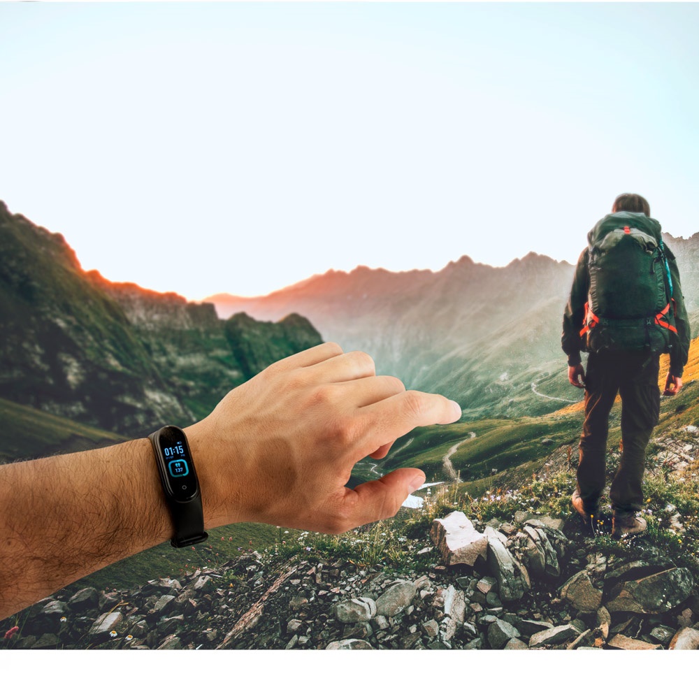 CALATRAVA. Pulsera deportiva inteligente con 3 días de autonomía en ABS y TPU
