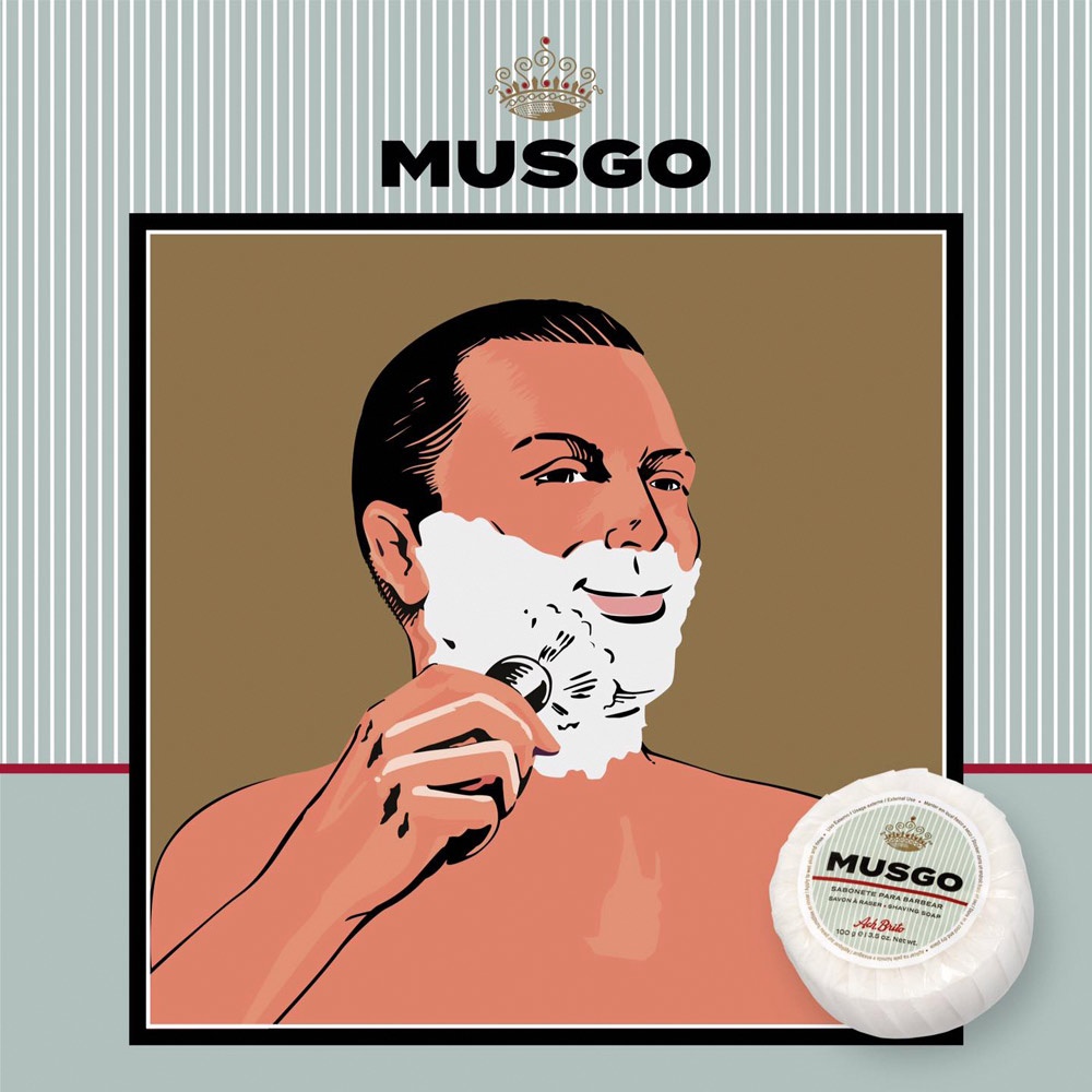 MUSGO III. Jabón de afeitar (100g)