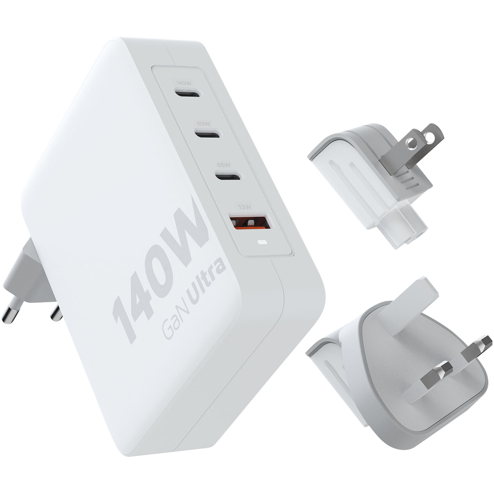 Cargador de viaje de 140 W con cable USB-C PD de 240 W Xtorm XVC2140 GaN Ultra