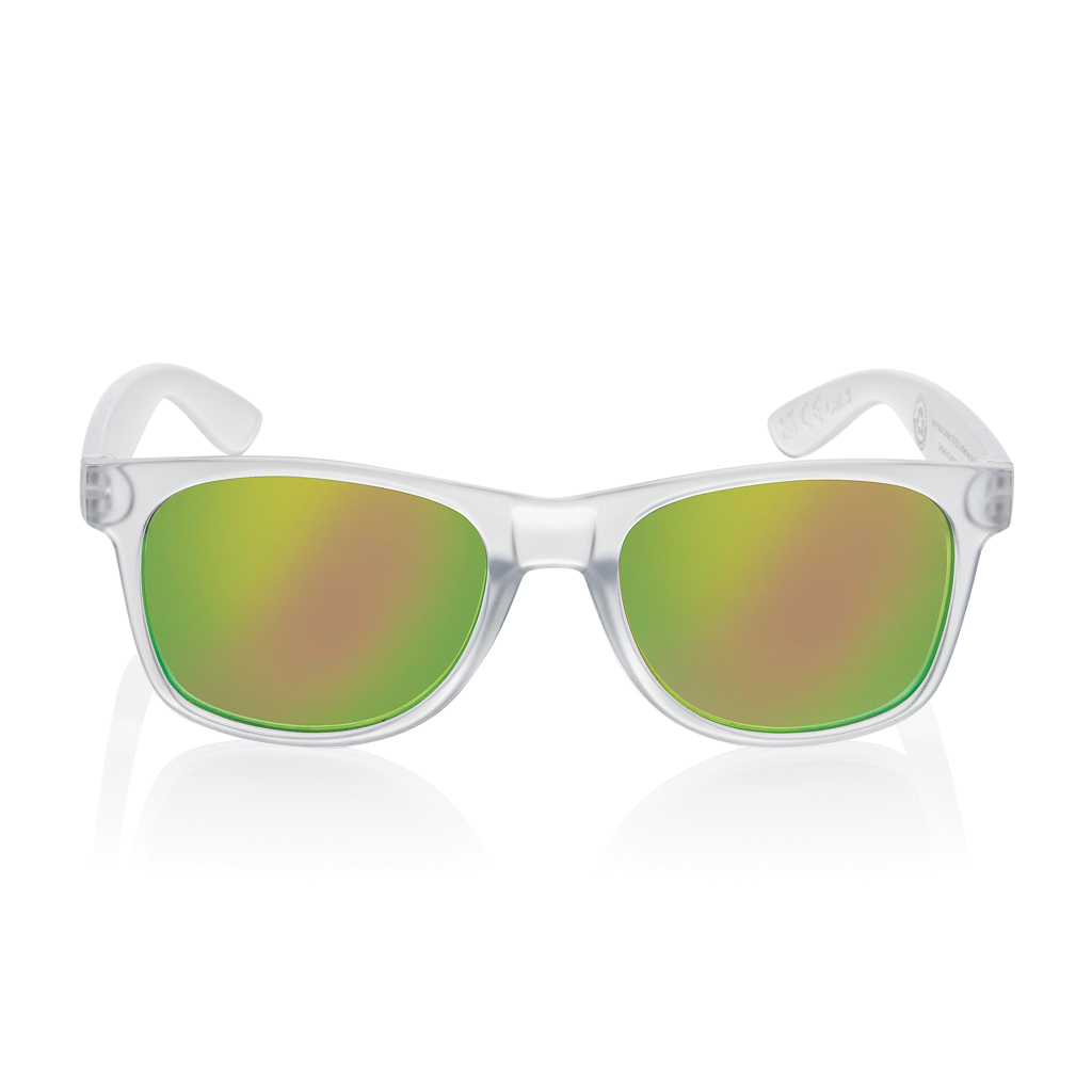 Gafas de sol con lentes de espejo de PC reciclado Gleam RCS