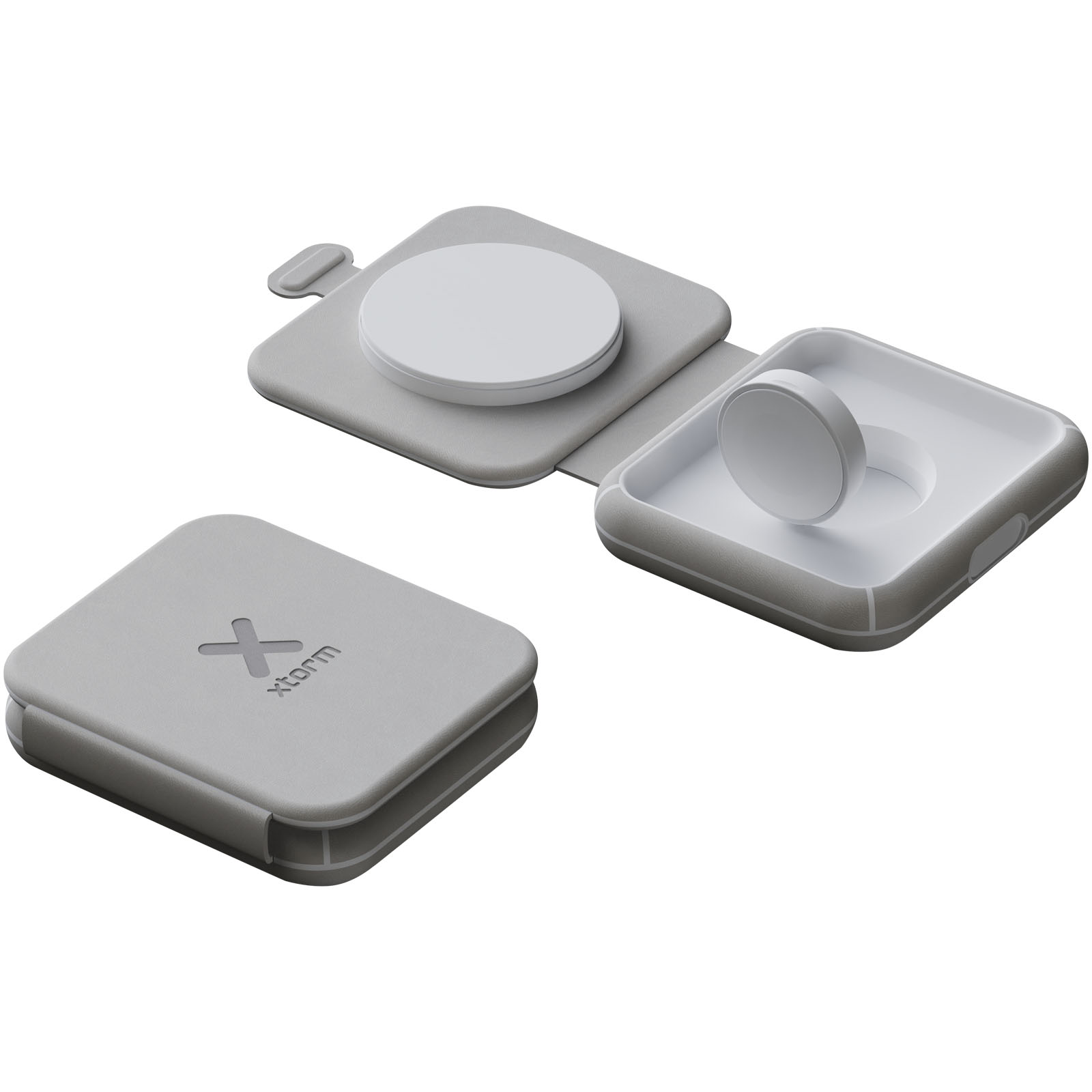 Cargador de viaje inalámbrico 2 en 1 plegable de 15 W Xtorm XWF21