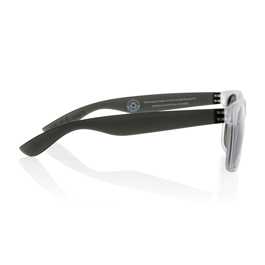 Gafas de sol con lentes de espejo de PC reciclado Gleam RCS