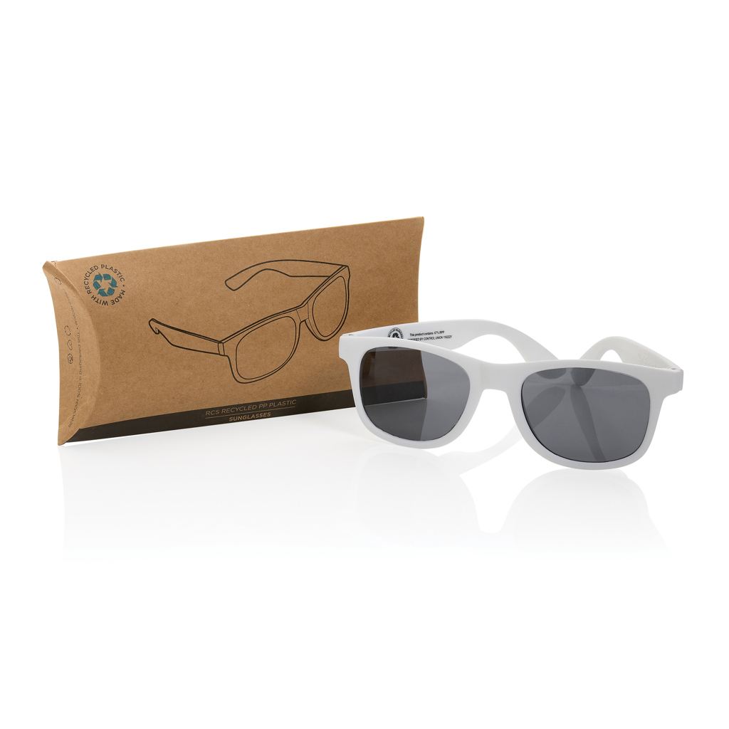 Gafas de sol de plástico PP reciclado RCS