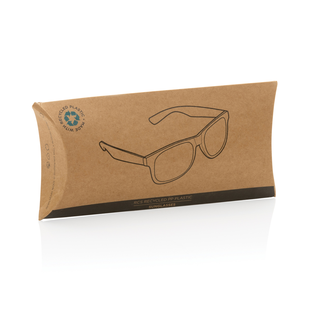 Gafas de sol de plástico PP reciclado RCS