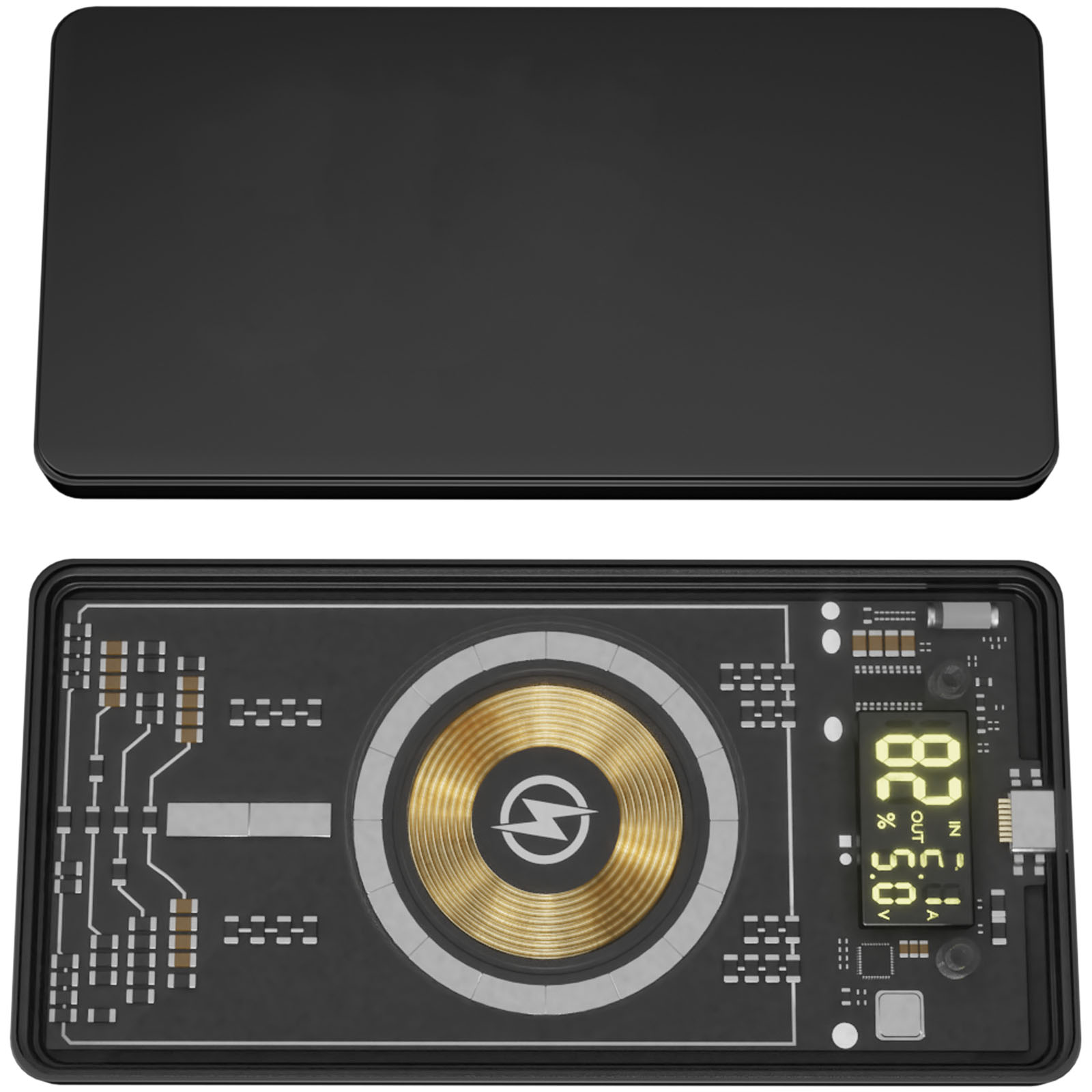 Batería externa inalámbrica magnética de 5000 mAh y 5 W SCX.design P19