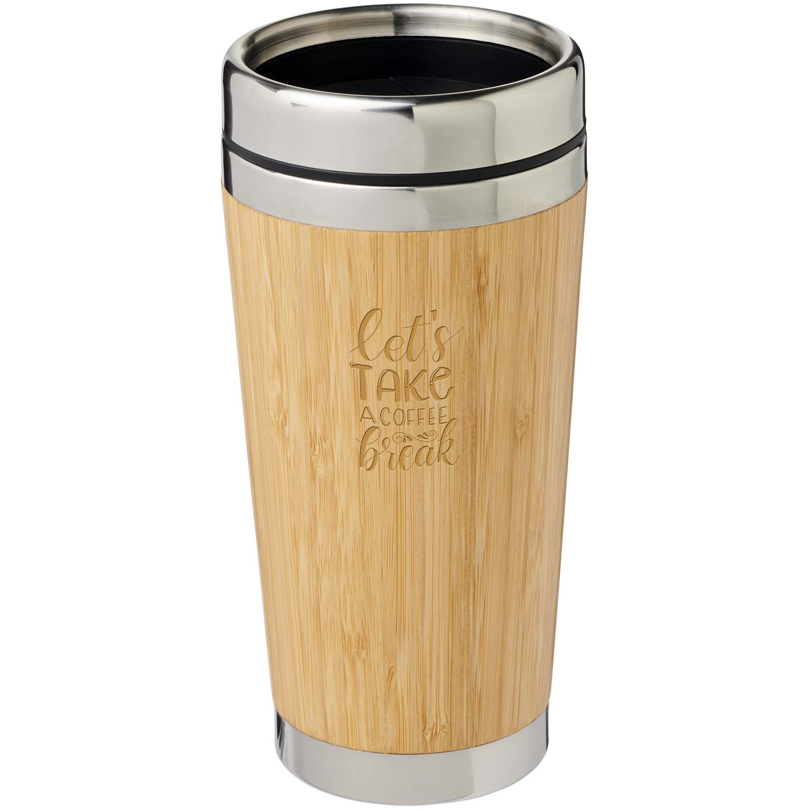 Vaso de 450 ml con exterior de bambú Bambus