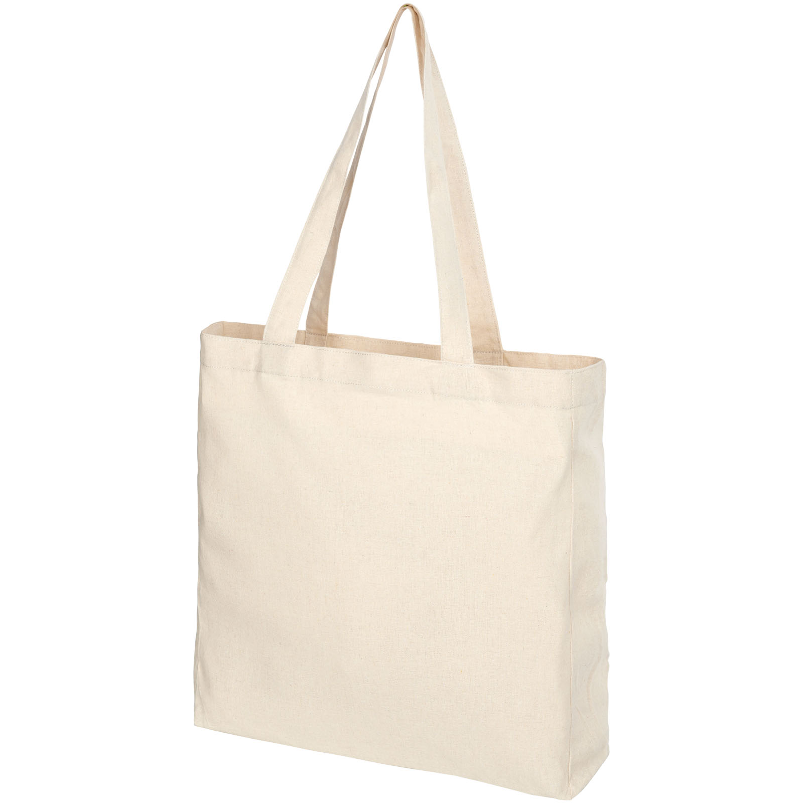 Bolsa Tote de algodón reciclado de 210 g/m² con refuerzos Pheebs