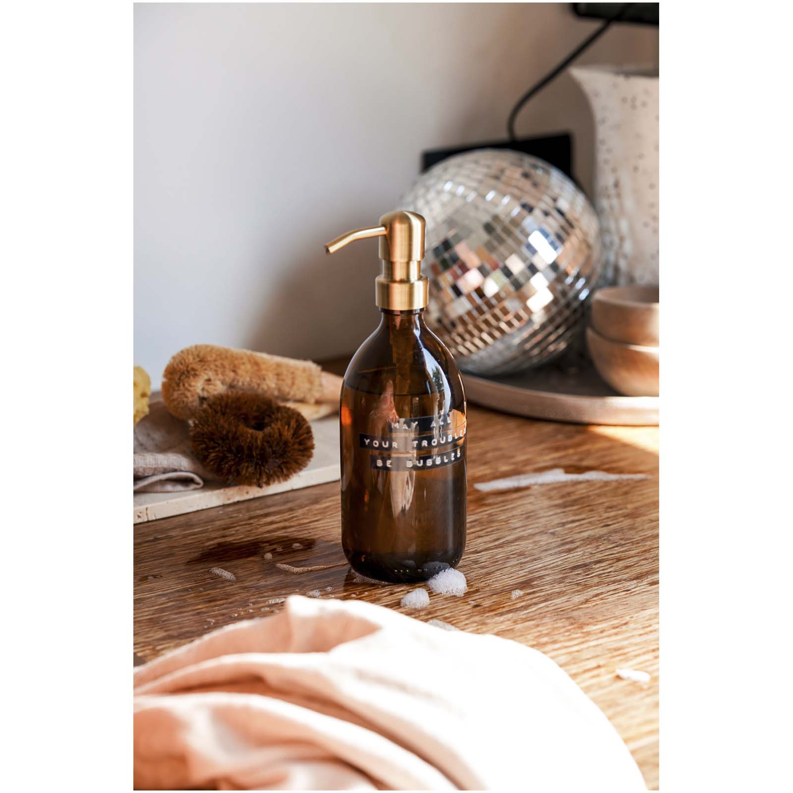 Dispensador de jabón de manos de 500 ml Wellmark Bubbles