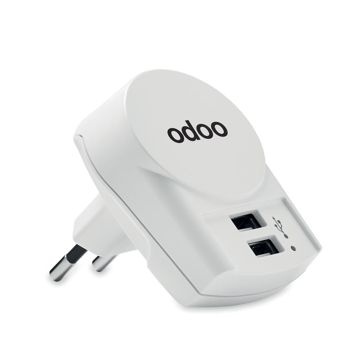 Euro usb charger 2xa